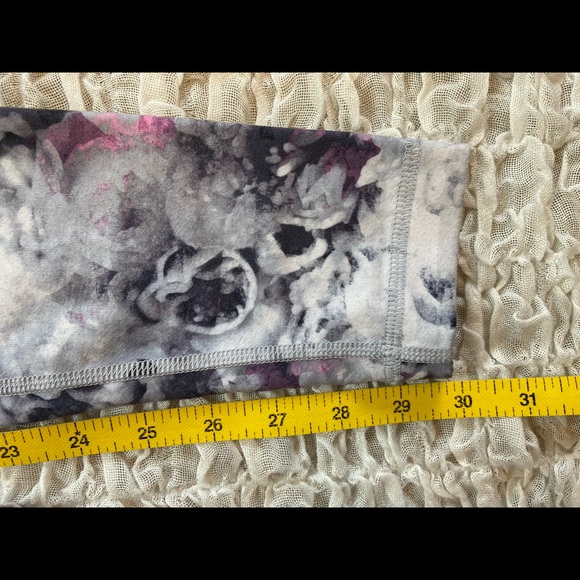 Lululemon Wunder Under Leggings Luon High Waist Roll Down Moody Mirage Tights - Picture 10 of 11